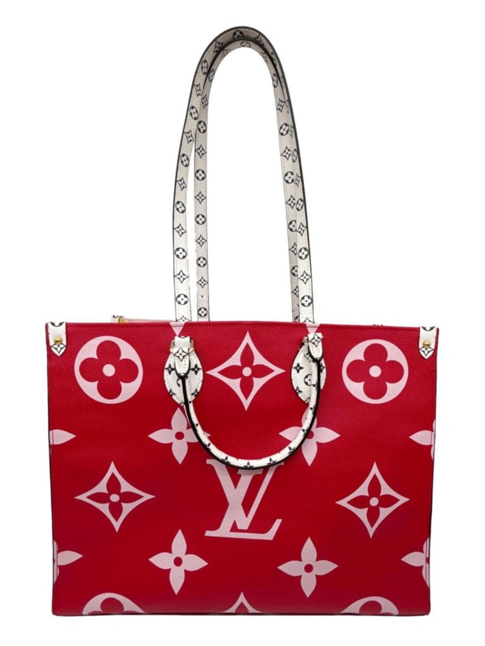 Louis Vuitton  Onthego GM Giant Monogram Tote Bag Rouge Rose